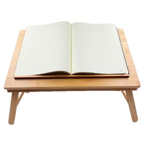 Bamboo <b>Desk</b> Foldable Small Table With Tray For Home Bedroom Use - Product Image 1
