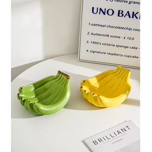 Assiette à fruits en céramique, plateau à collations et bonbons, plateau à fruits pour salon, table basse, <span class=keywords><strong>d</strong></span>écoration de luxe haut de gamme pour la maison - Product Image 1