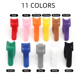 150MM ~ 300MM yeniden kullanılabilir kablo bağları ayarlanabilir naylon sihirli bant 12cm uzunluk çok yönlü tekrarlanan kullanım çeşitli silikon releause - Product Image 5