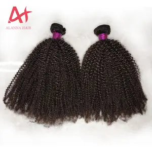 New Arrival Human Hair Weave Bundles Top Grade Mongolian Kinky Curly 4B4C Virgin Double Drawn Hair 10-30 Inch
