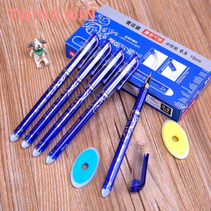<span class=keywords><strong>Stylo</strong></span> gel effaçable en gros, 0,5 mm, noir et bleu, double couleur, pour le bureau, l'école, écriture fluide, <span class=keywords><strong>stylo</strong></span> effaçable - Product Image 3
