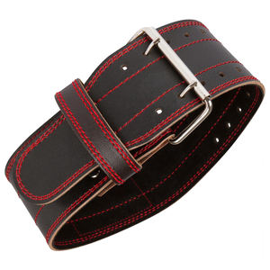 Best Unisex Cowhide Real Leather Gym Fitness Belt Customizable Logo Breathable Feature for <b>Weight</b> Lifting <b>Barbell</b> Training - Product Image 3