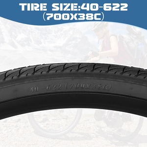 <span class=keywords><strong>Pneu</strong></span> de vélo de route pliable ZUKKA <span class=keywords><strong>700x38C</strong></span>, tout noir, léger, résistant à l'usure, haute adhérence, remplacement pour le cyclisme urbain - Product Image 3