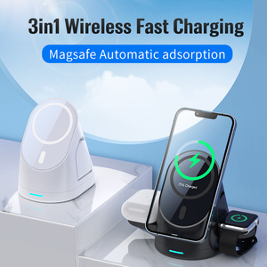 Support de chargeur <span class=keywords><strong>sans</strong></span> <span class=keywords><strong>fil</strong></span> 3 en 1 15W Fast Charging Dock Station pour Earbuds Pro Watch 7 6 SE 5 4 <span class=keywords><strong>iPhone</strong></span> 13 12 <span class=keywords><strong>11</strong></span> XS XR X 8 - Product Image 2