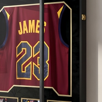 Marco de Exhibición Abatible Negro para Camisetas, 60x80cm, Caja de Madera para Exhibición de Artículos Deportivos en Pared