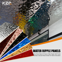 Panneau mural imperméable effet vague d'eau, résistant aux rayures, pour maison, bureau, salon, chambre, mur de fond, panneaux muraux 3D