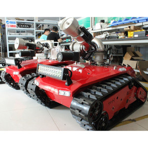 Firefighting Robot With Track Drive Aluminum Alloy Durable For Class A And B <b>Fires</b> - Product Image 1