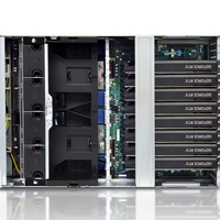 Server AI TTY TG659V3 4U Rack Dual AMD EPYC 9004/905 yang mendukung 8 GPU lebar ganda PCIe 5.0 untuk pelatihan model besar, inferensi, dan HPC.