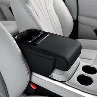 Coussin de protection universel de luxe en cuir pour accoudoir de voiture, prix de gros