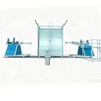 Machine de rotomoulage industrielle pour réservoirs de stockage chimique à grande échelle et conteneurs IBC