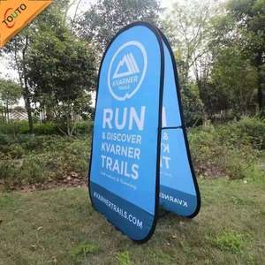 Bannière publicitaire pliable de haute qualité avec logo personnalisé, 1x2m, horizontale, légère, portable, pour intérieur, type A-frame - Product Image 3