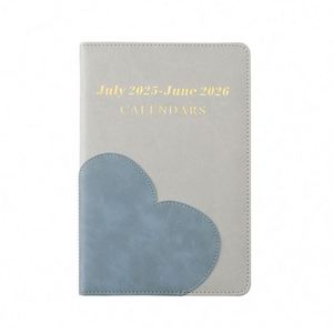 Carnet A5 en PU, couverture rigide, design en forme de cœur, couverture épaisse, journal scolaire, agenda, logo personnalisé pour entreprise, cadeau d'affaires - Product Image 6