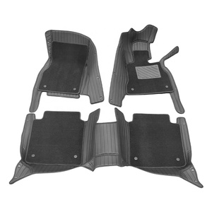 Venta directa de fábrica personalizada de doble capa 7D alfombrillas de cuero para coche para <span class=keywords><strong>Audi</strong></span> Q5 Q4 q8 <span class=keywords><strong>e</strong></span>-<span class=keywords><strong>tron</strong></span> A6 A8 - Product Image 5