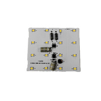 PCB de doble cara de alta calidad con iluminación LED Fabricante chino profesional Aluminio y material de base de FR-4 Serigrafía blanca