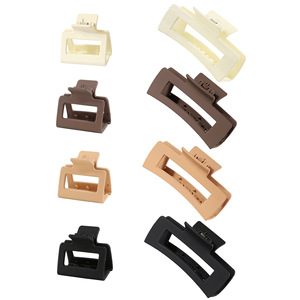 Juego de Pinzas para el Cabello Más Vendidas, Pinzas Rectangulares Mate Antideslizantes para la Parte Trasera de la Cabeza, Accesorios de Moda para el Cabello - Product Image 5