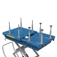 Hauvrex Top vente Table élévatrice pneumatique-hydraulique de 1.2 tonnes pour le retrait et l'installation de batteries de voiture EV Smart Risen 1.2A