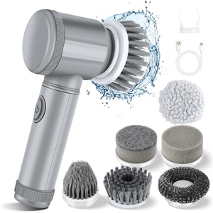 Cepillo de Limpieza Eléctrico Recargable por USB <span class=keywords><strong>Shein</strong></span>, Multifuncional para <span class=keywords><strong>Cocina</strong></span>/Baño, Limpiador de Zapatos - Product Image 5