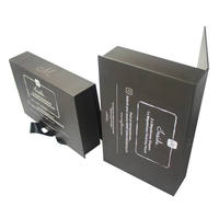 Boîte cadeau de Noël en forme de livre, en papier rigide, avec finition mate, recyclable, design original de luxe, fournisseur chinois de premier choix