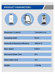 <span class=keywords><strong>Robot</strong></span> de Limpieza Comercial Autónomo M2 Pro 4 en 1, Fregadora de Pisos para Estacionamientos Subterráneos, Almacenes y Sótanos - Product Image 3