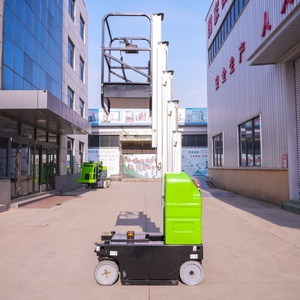 Plateforme élévatrice monopoteau en alliage d'aluminium durable |   Sécurité et fiabilité garanties - Product Image 4
