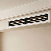 Grille de ventilation ABS pour climatiseur, couvercle de grille de sortie d'air pour la maison et le commerce, décoration CVC, installation facile, utilisation durable