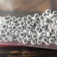 Signes de ponctuation 4*7mm #   Perles en acrylique $ % & pour la fabrication de bijoux DIY, signe de point d'interrogation, logo personnalisé, accessoires de perles