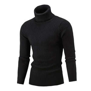 Winter Warm <b>Turtleneck</b> <b>Sweater</b> <b>Men</b> Vintage Tricot Pull Homme Casual Pullovers Male Outwear Slim Knitted <b>Sweater</b> - Product Image 1