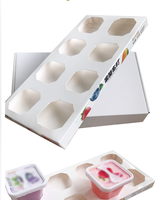Boîte à chocolat en carton rigide avec fermeture magnétique, logo personnalisé, séparateurs, finition mate en éponge, recyclable
