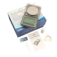 Balance de laboratoire numérique électronique miniature professionnelle de poche pour bijoux, 50 g, 0,001 g, or