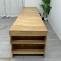 Nordischer Multifunktionaler Verstellbarer Klappbarer Unsichtbarer Massivholz Platzsparender Esstisch und Hocker Mit Stauraum