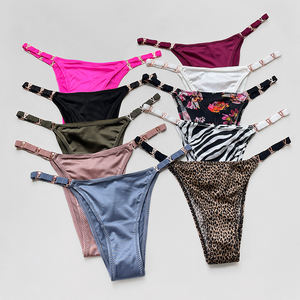 ชุดชั้นในผ้าไหมไอซ์โชว์ระดับสะโพกต่ำแนวเซ็กซี่ของผู้หญิงกางเกงในตัว <span class=keywords><strong>V</strong></span> สำหรับออกกำลังกายฟิตเนสคอวีด้านหลังออกแบบได้เองขายส่ง1908V - Product Image 2