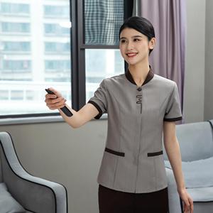 Campioni di Polo Uniformi per la Pulizia Domestica, Camicie da Lavoro per Cameriere di Fast Food, Camicie da Lavoro per la Pulizia Alberghiera da Donna - Product Image 1