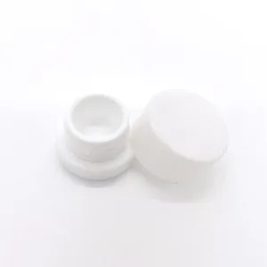 5ml 5g Clear Black White Small Round Concentrate Wax Glass Jar Container Rosin Empty Child Proof Packaging Cream Jars