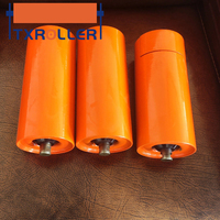 Système de convoyeur à rouleaux 89 108 Rouleau de support pour transport minier industriel en acier