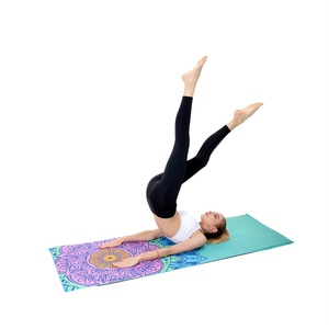Serviette de <span class=keywords><strong>yoga</strong></span> imprimée avec logo personnalisé, antidérapante et absorbante, forme rectangulaire, longueur 183 cm - Product Image 5