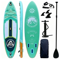 Planche de SUP gonflable EP10, très vendue, design pliable et portable pour les voyages et les sports de plein air