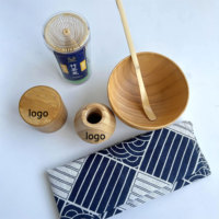 Ensemble de thé matcha japonais en bambou en gros, logo personnalisé, outil de cérémonie traditionnel fait main, écologique, durable, portable