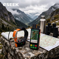 Collier GPS pour chien ESEEK Industrial : Suivi VHF/4G double réseau sur 15 km + simultané pour 20 chiens et submersible IP68