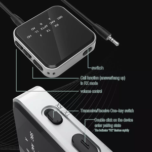 Bộ Chuyển Đổi Không Dây LE507 2 Trong 1 Bộ Thu Phát Âm Thanh <span class=keywords><strong>Bluetooth</strong></span> Aux Jack 3.5Mm Nhỏ Có Micrô - Product Image 6
