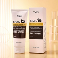 Gel Nettoyant à l'Extrait d'Escargot TWG OEM Factory 100g – Réduit l'Acné, Contrôle le Sébum, Hydratant et Apaisant pour le Visage