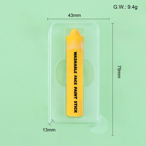 GP बच्चों व्यक्तिगत फफोले गैर-विषाक्त <span class=keywords><strong>6</strong></span> रंग सिल्की तेल आधारित चेहरे कला पेंटिंग स्टिक पेन सेट वाशिबल अप्राप्य - Product Image 3