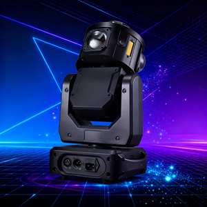 UNOXINE Projecteur à tête mobile LED DMX Flying Star Hammer pour spectacles sur scène, effet de faisceau RGBW pour clubs et hôtels - Product Image 3