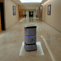 Robot de livraison modulaire 4-en-1 intelligent pour hôtels, avec capacité de charge de 40 kg, idéal pour bureaux, écoles et centres commerciaux