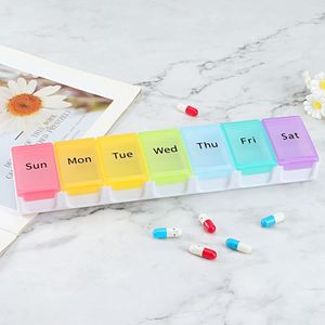 Pastillero Portátil de Plástico con 7 Compartimentos, Clasificador de Pastillas por Día y Semana, Modelo Nueve Ciento Siete de Dongguan - Product Image 3