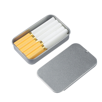 Boîte de rangement multi-usages pour cigarettes pré-roulées 70 mm à prix abordable – Étui métallique de poche personnalisable pour tabac et cigarettes
