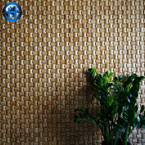 Panneaux muraux 3D en cèdre de luxe Art Déco style métropolitain chic pour hall de condo de luxe et solutions de décoration murale commerciale à fort trafic - Product Image 5