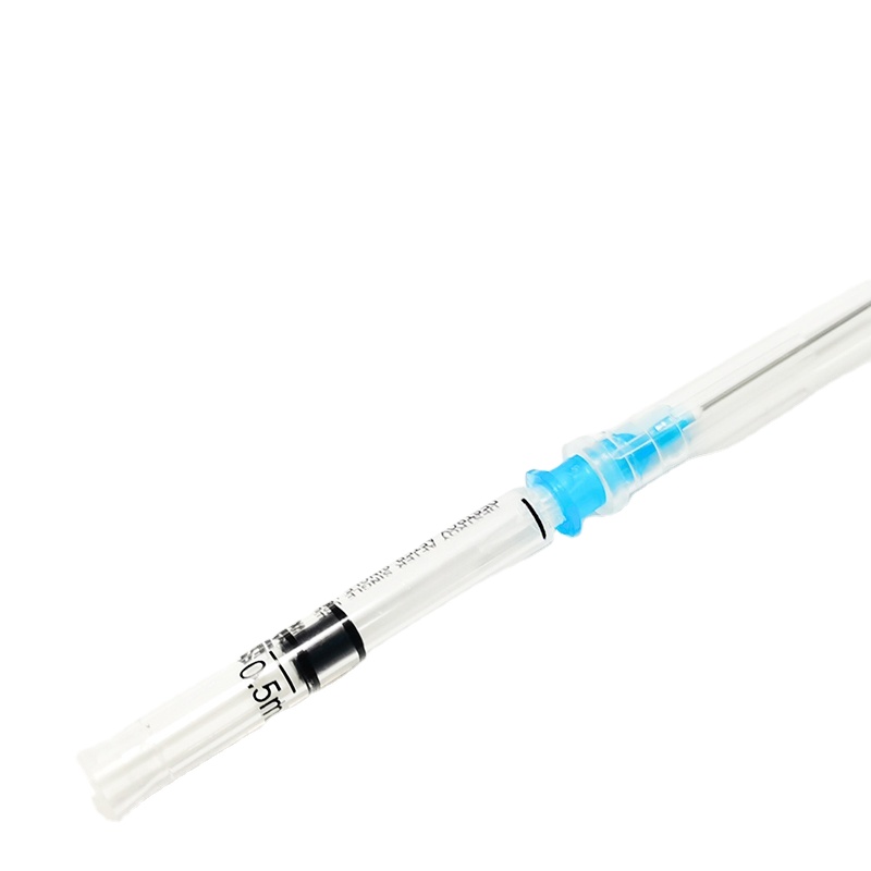 HUAfu Auto Disable Syringe Disposable 0.5ml 1ml 3ml Syringe Auto Disable CE Approved