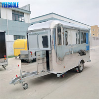 Grote Ruimte Mobiele Voedsel Trailer, Snack Voedsel Winkelwagen, Fast Food Truck kopen een food truck