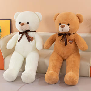 Ours en peluche personnalisé en usine, cadeau pour fille, 60cm, 80cm, 100cm, 180cm, rembourré en coton PP, <span class=keywords><strong>grande</strong></span> poupée ours, cadeau de Saint-Valentin - Product Image 2