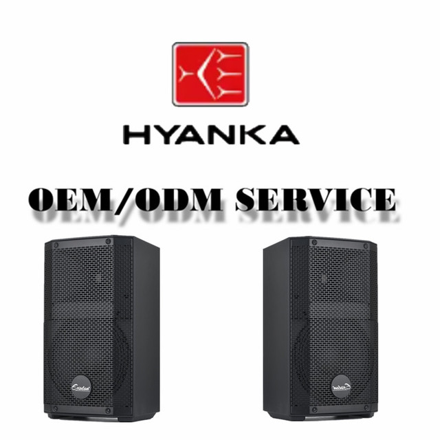 10 Inch Active PA Speaker HYANKA E-B10 Made in China 200W DSP Amplifier Battery-Powered for Outdoor Live Performance